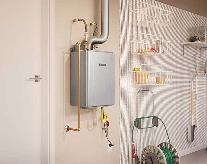 A tankless water heater