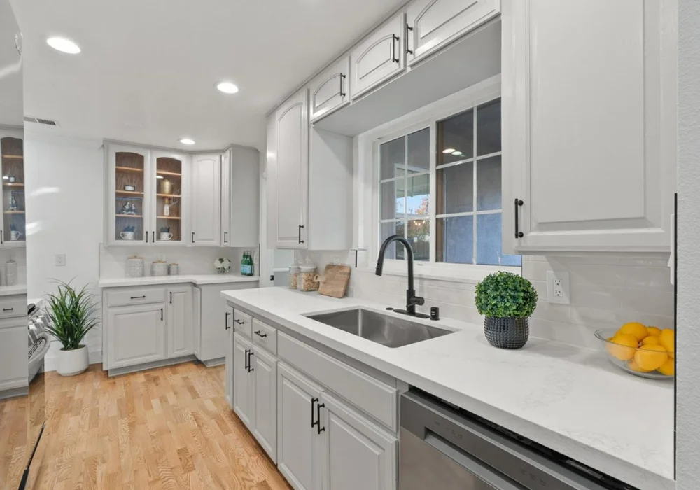 A remodeled kitchen